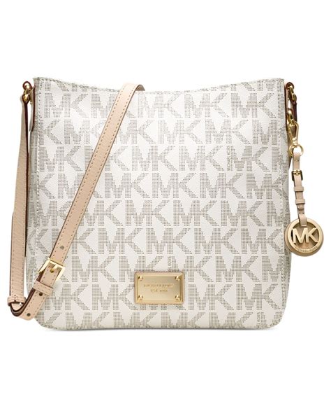 michael kors white and rose purse|Michael Kors white small crossbody.